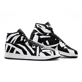 Sleek Black and White Design Unisex Sneaker TR